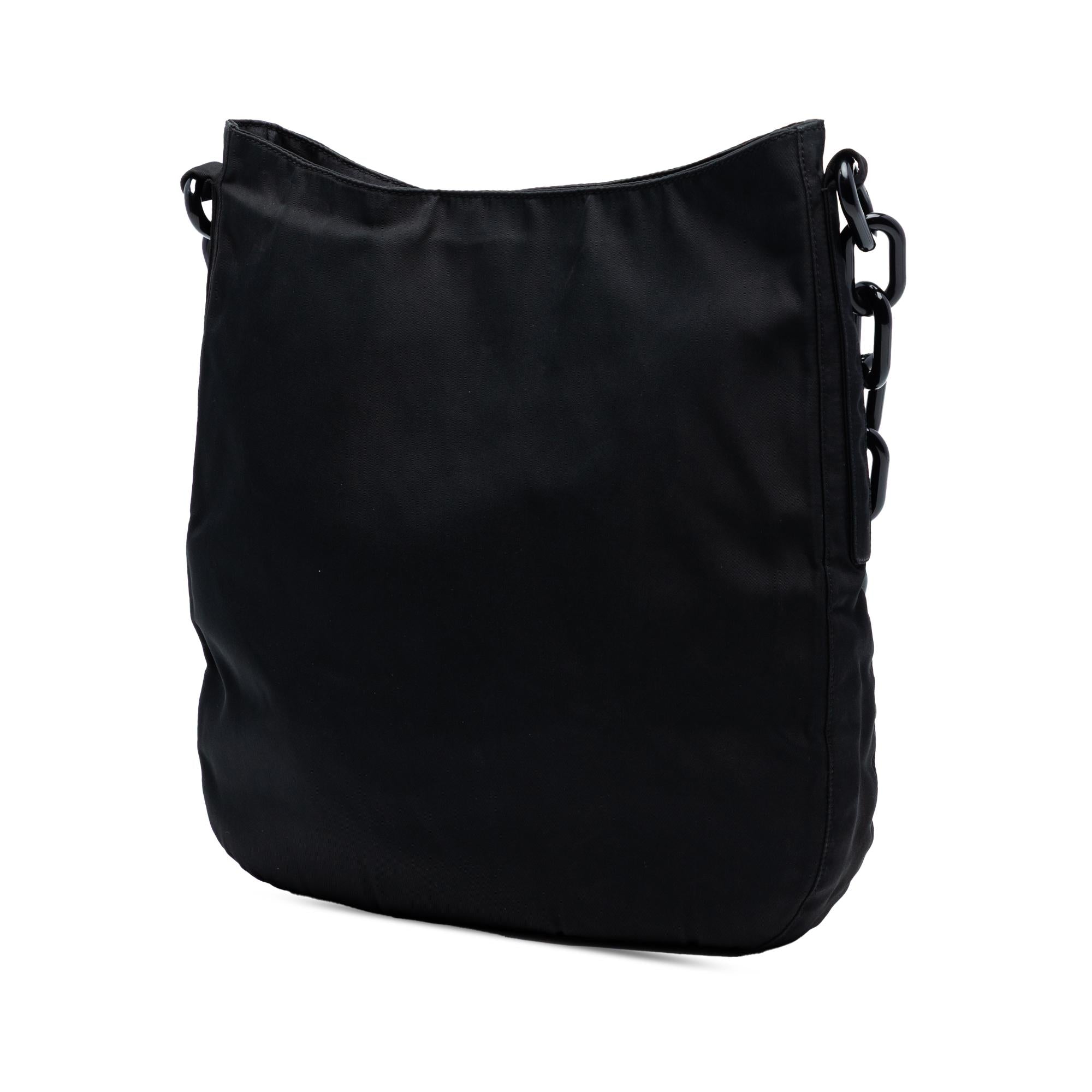 Prada Tessuto Resin Chain Shoulder Bag