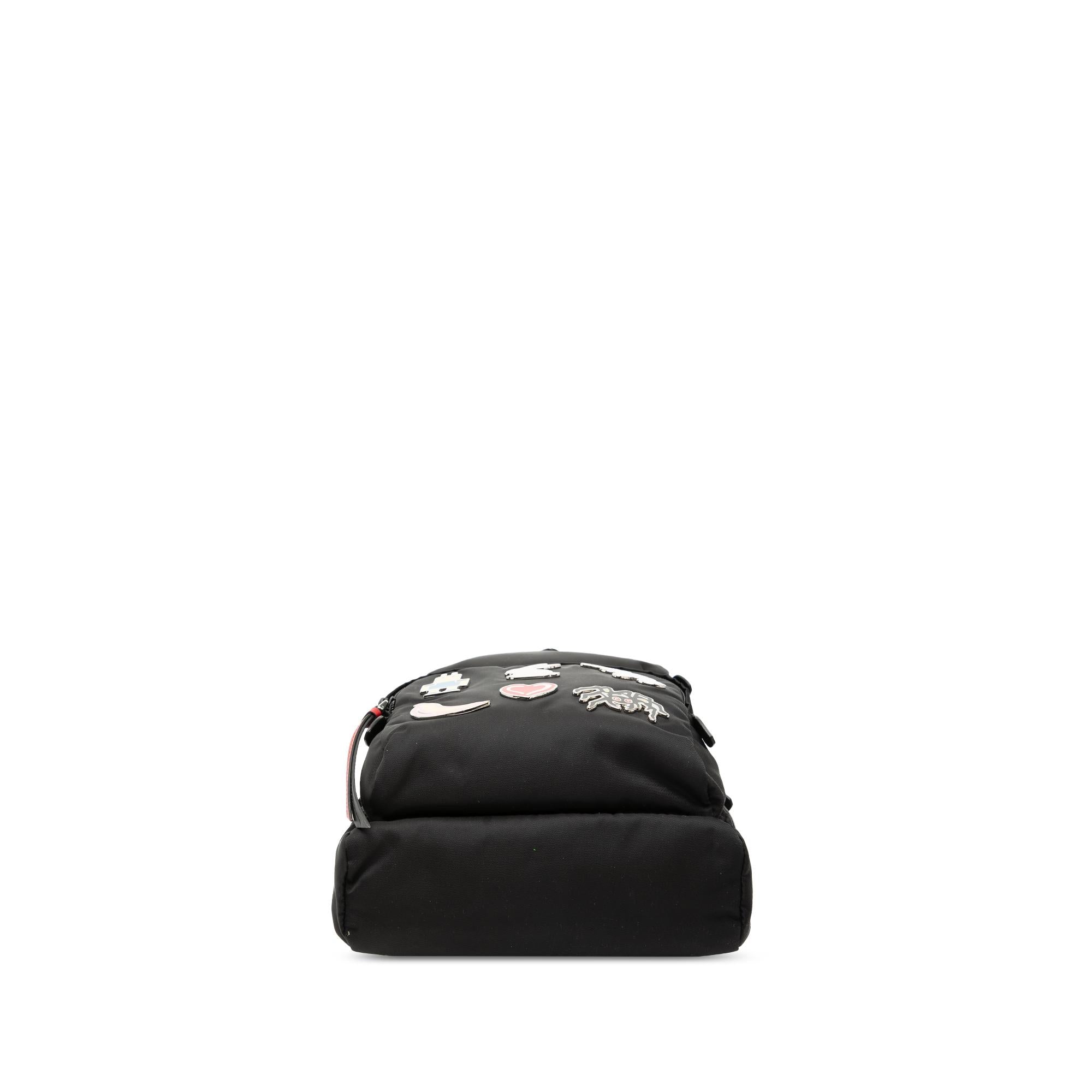 Prada Tessuto Robot Fluo Sling Backpack