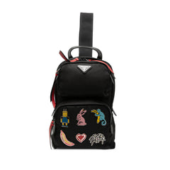 Prada Tessuto Robot Fluo Sling Backpack