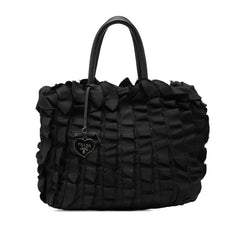 Prada Tessuto Ruffle Tote