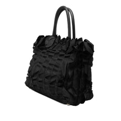 Prada Tessuto Ruffle Tote
