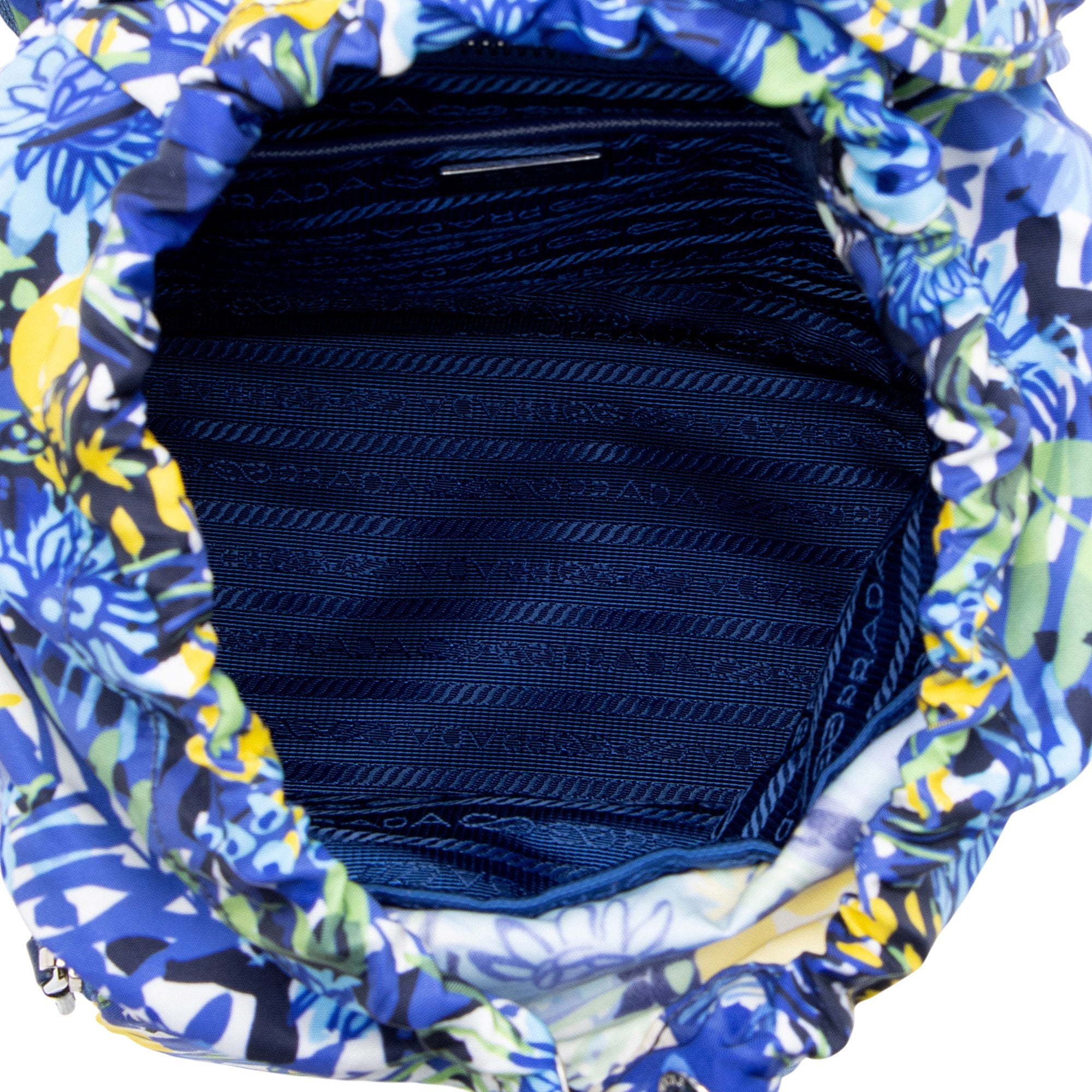 Prada Tessuto Stampato Floral Small Backpack