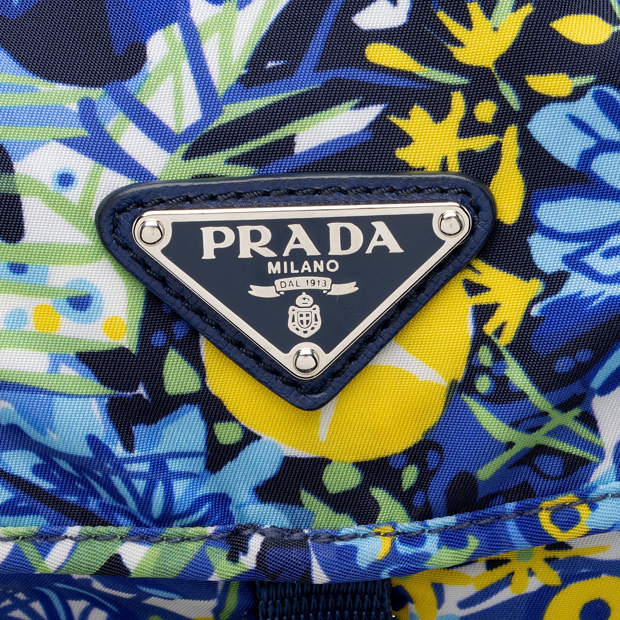 Prada Tessuto Stampato Floral Small Backpack