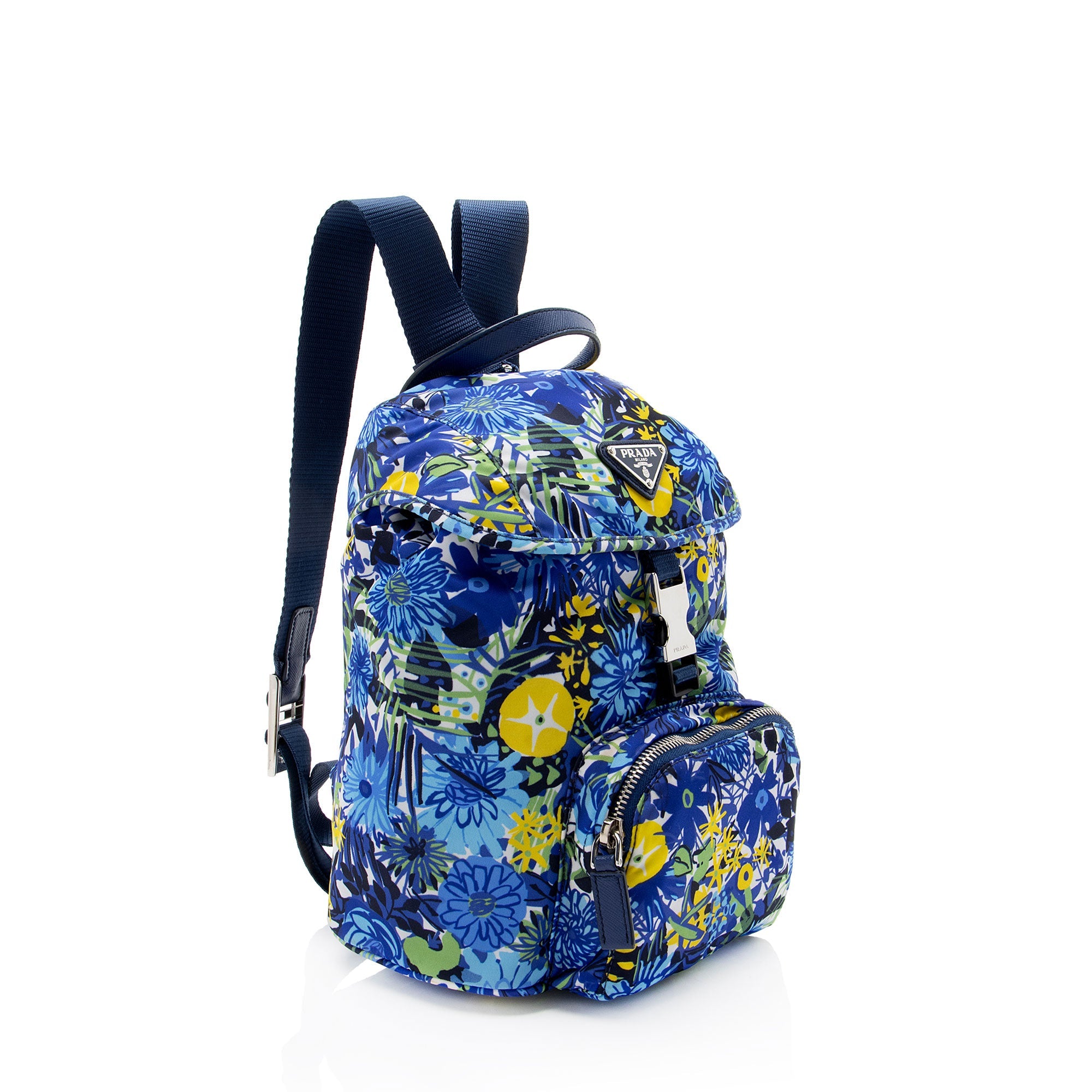 Prada Tessuto Stampato Floral Small Backpack