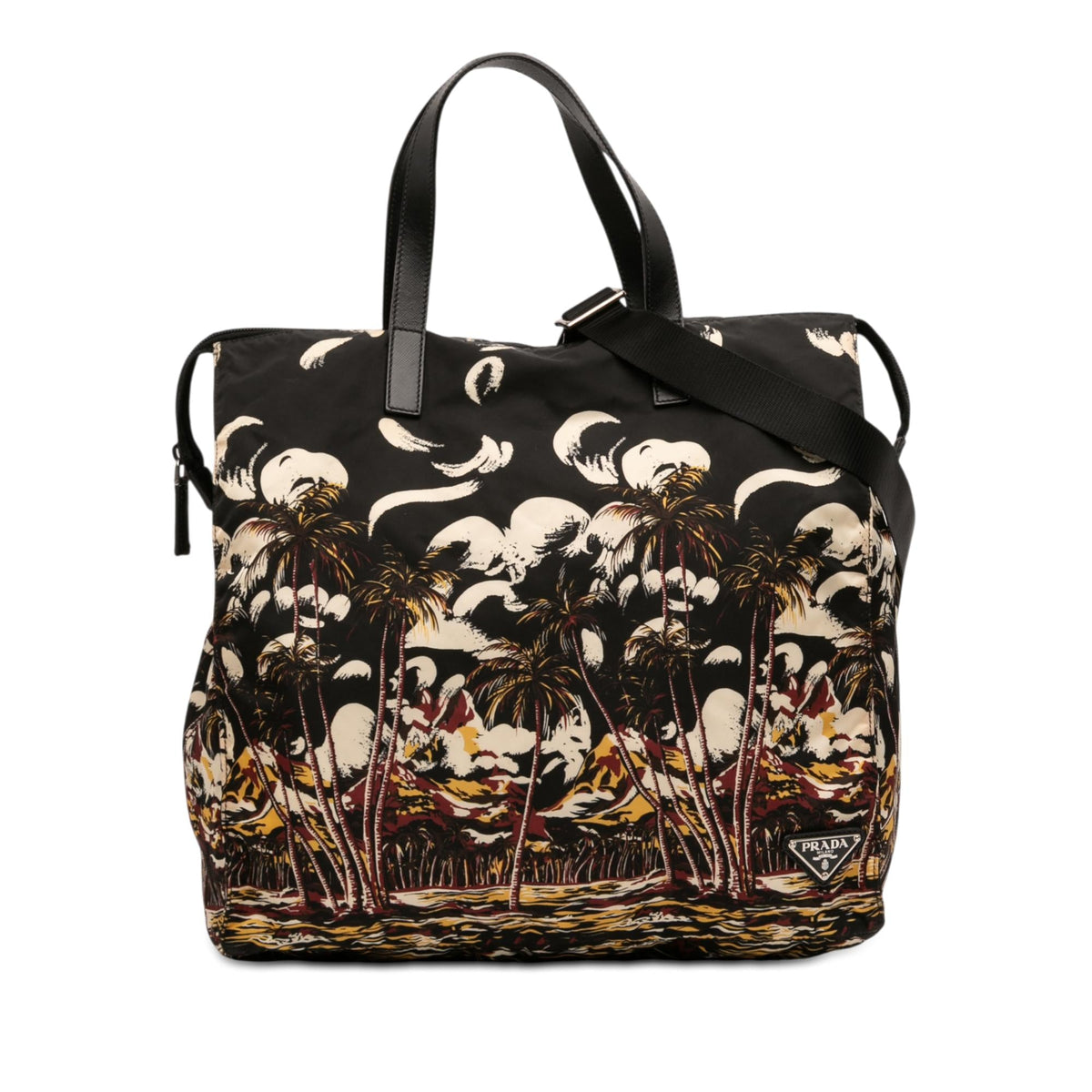 Prada Tessuto Stampato Satchel
