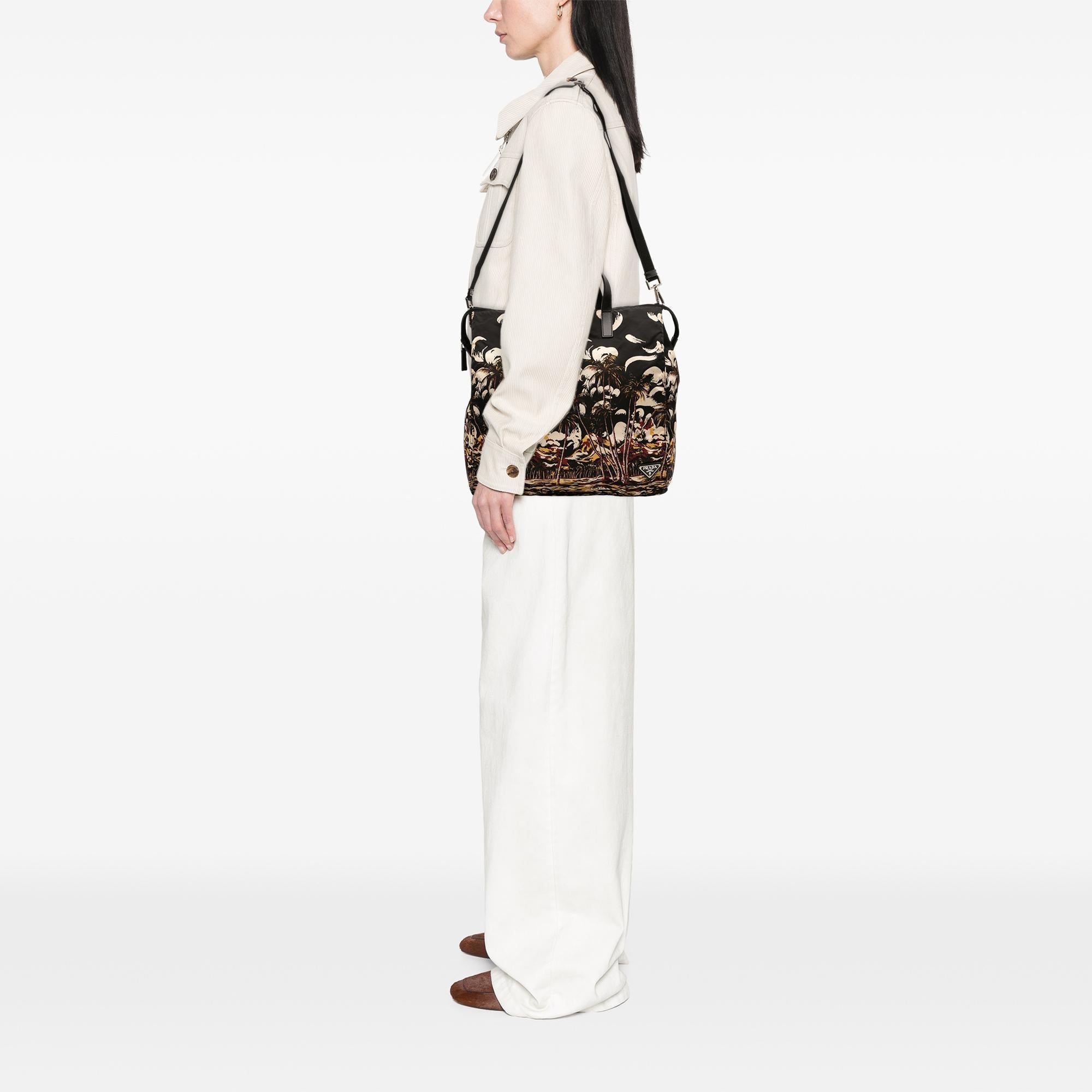 Prada Tessuto Stampato Satchel