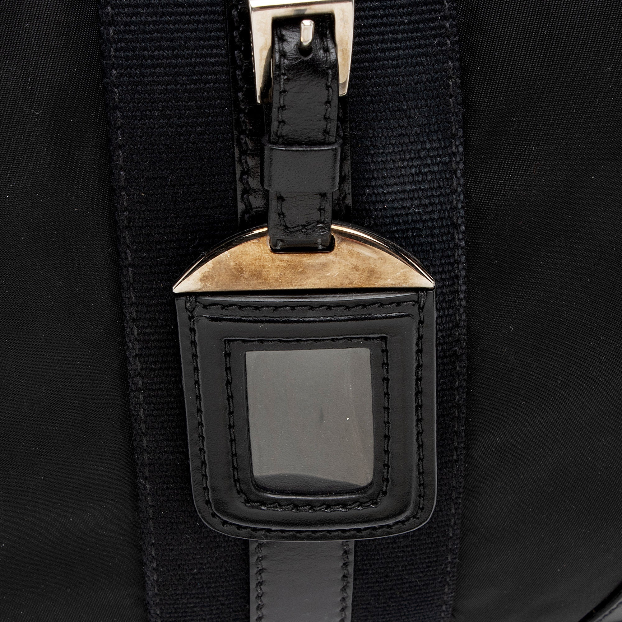 Prada Tessuto Stripe Hobo