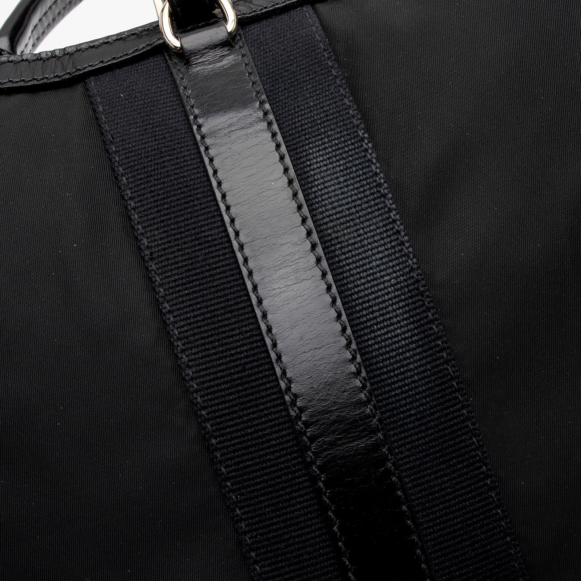 Prada Tessuto Stripe Hobo