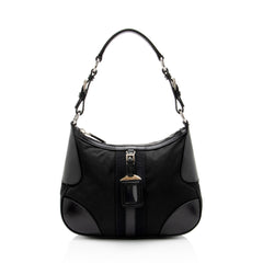 Prada Tessuto Stripe Hobo