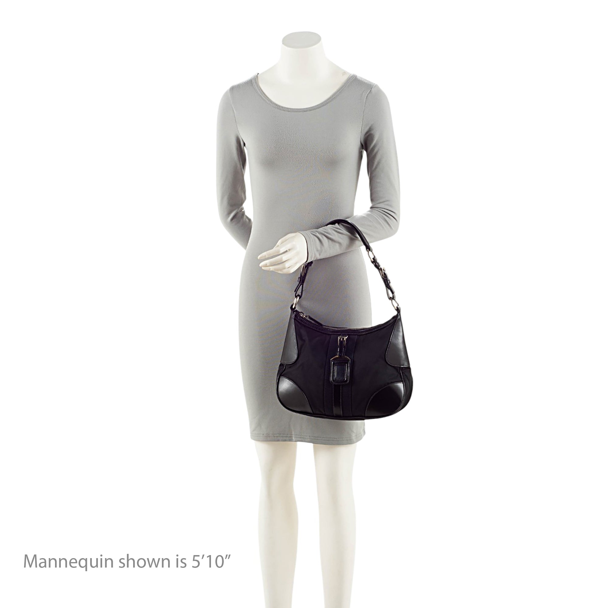 Prada Tessuto Stripe Hobo