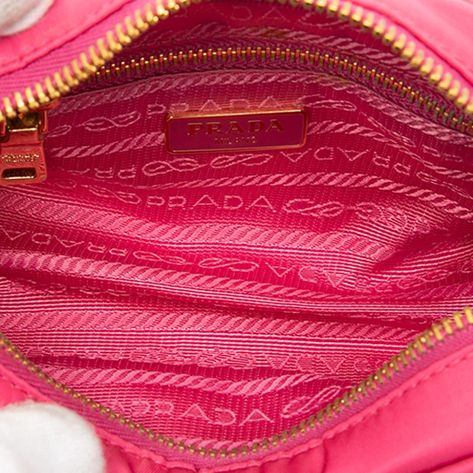 Prada Tessuto Wristlet Pouch