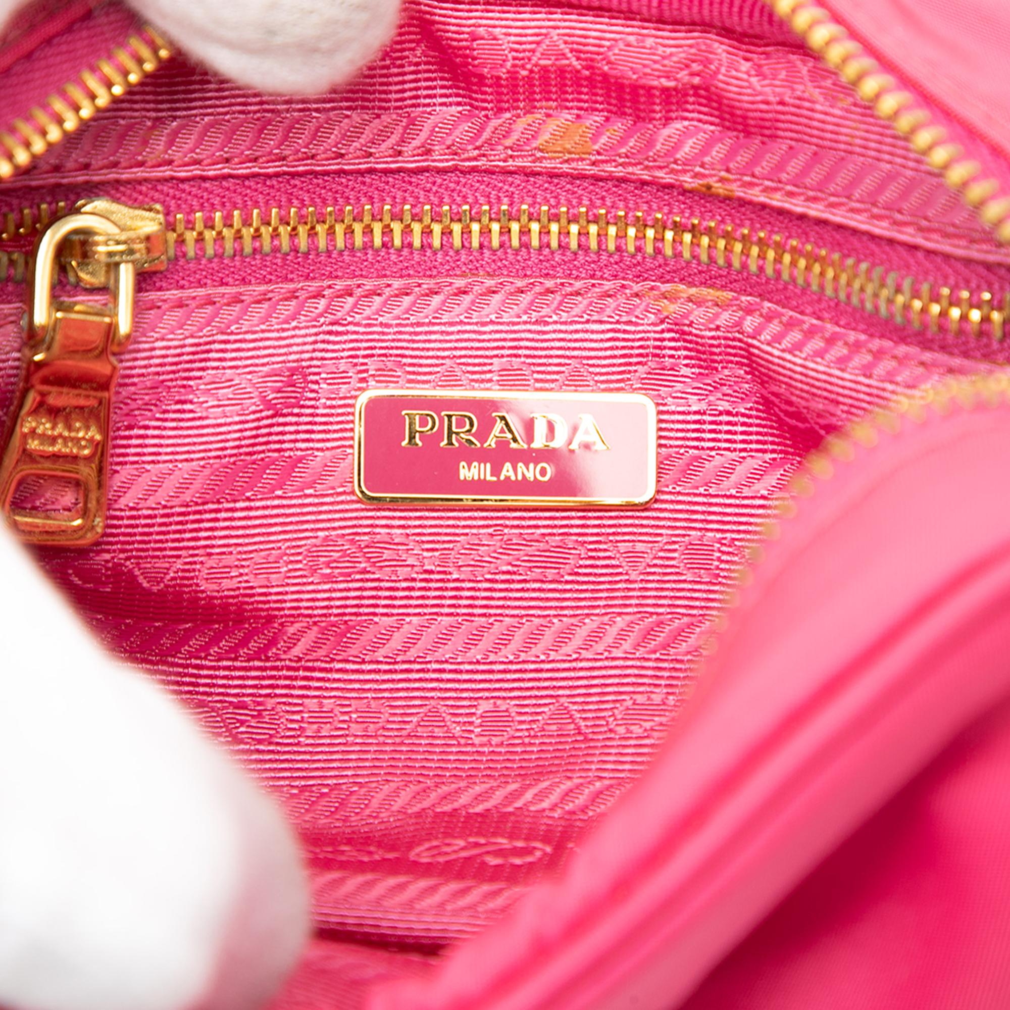 Prada Tessuto Wristlet Pouch