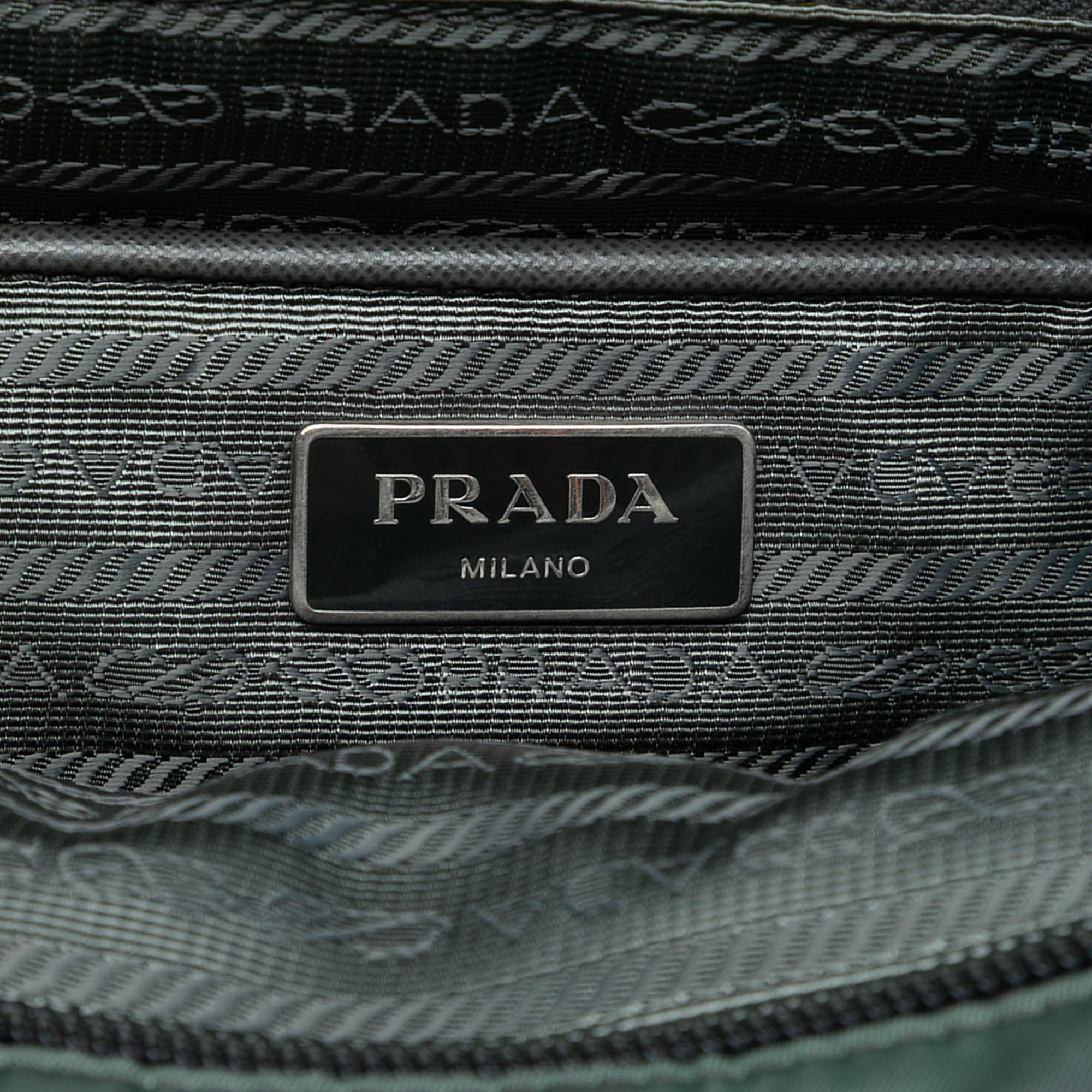 Prada Tessuto Zip Top Convertible Tote