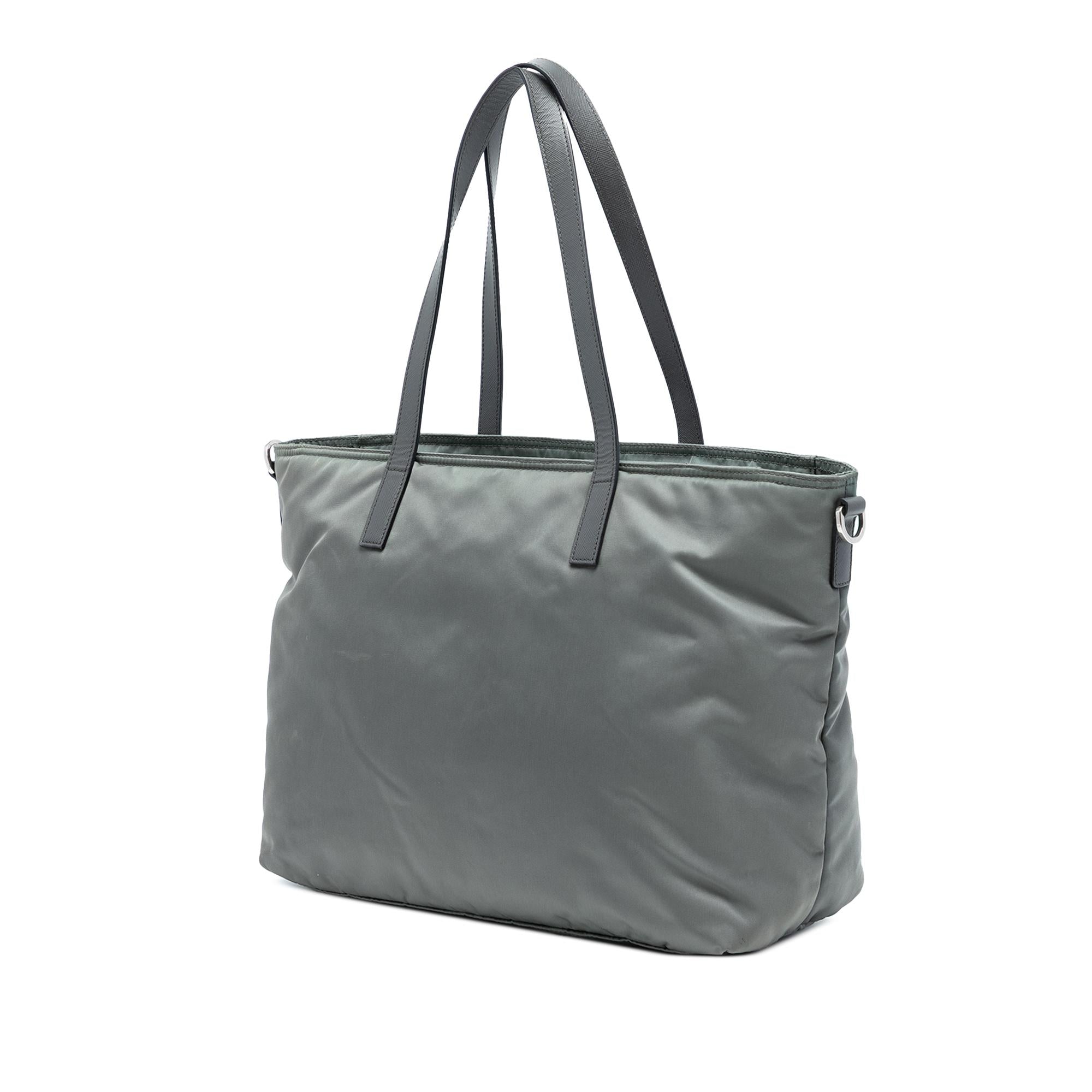 Prada Tessuto Zip Top Convertible Tote
