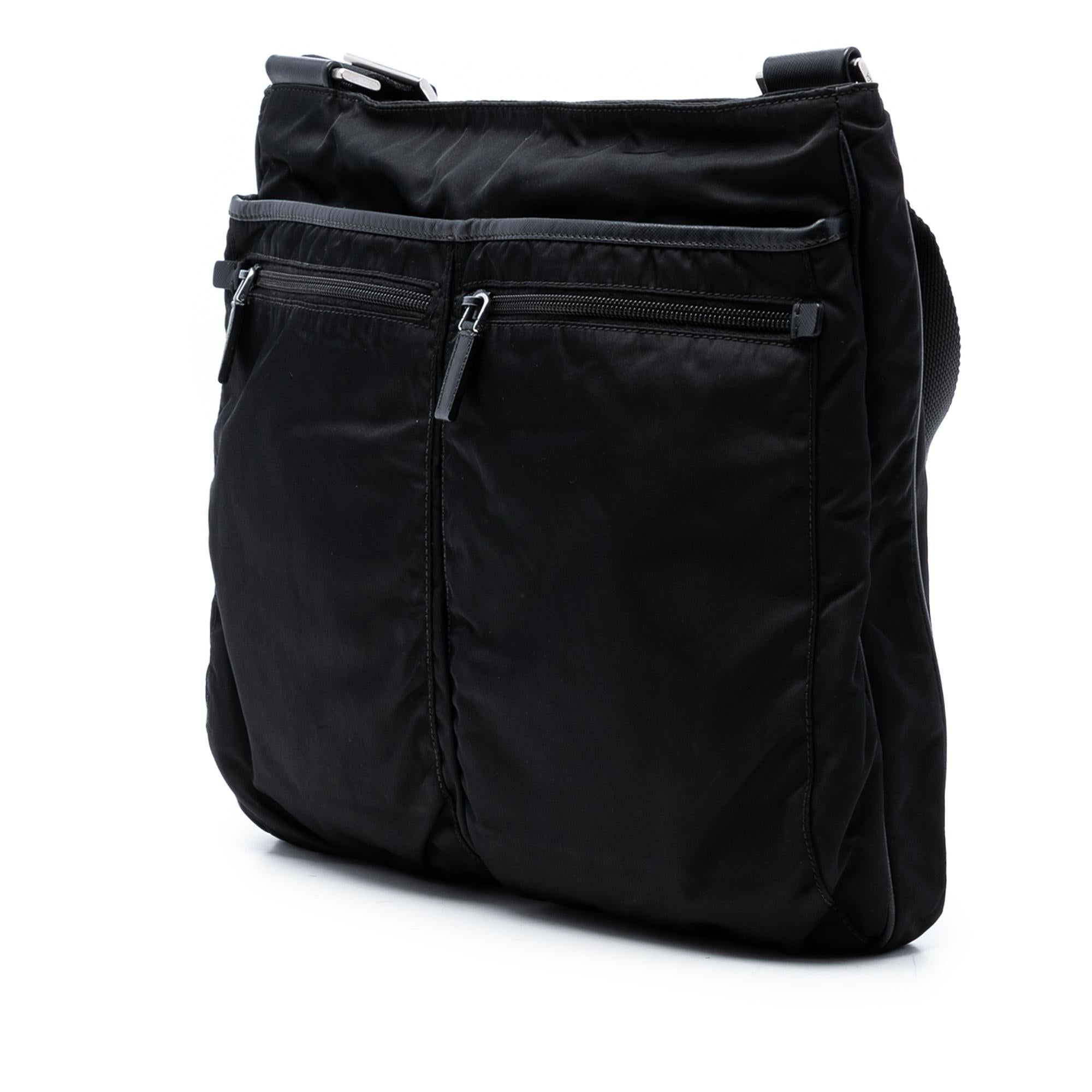 Prada Tessuto Zip Top Crossbody