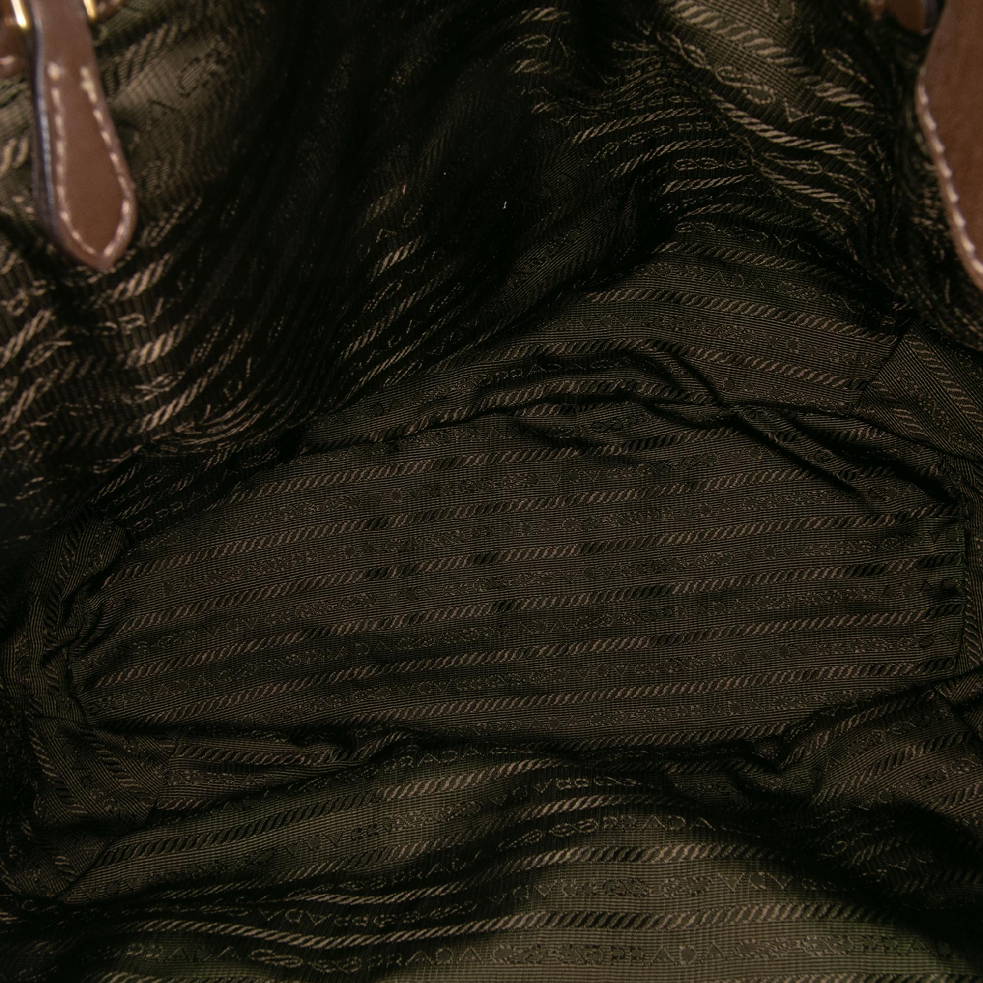 Prada Tessuto and Nappa Gaufre Tote