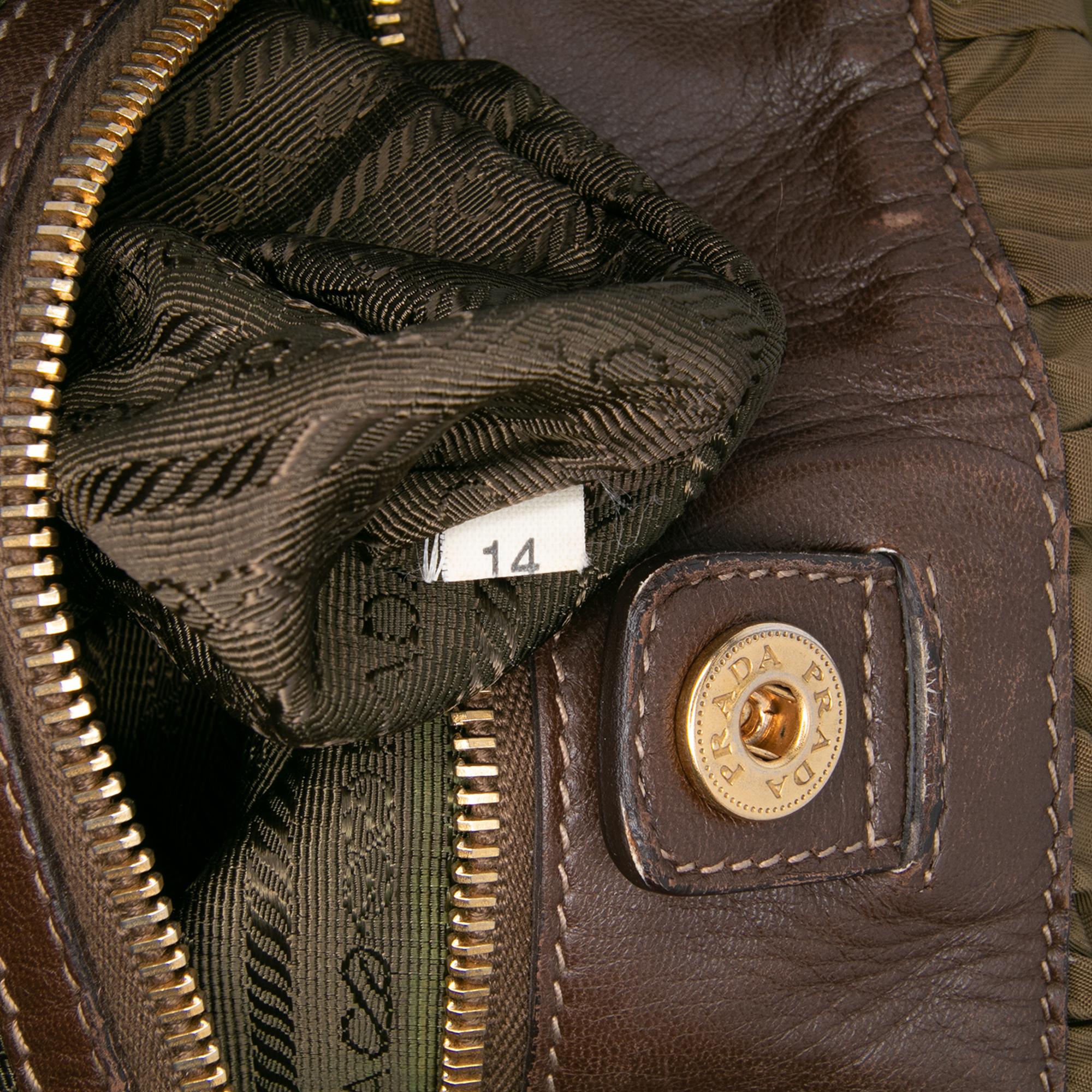 Prada Tessuto and Nappa Gaufre Tote