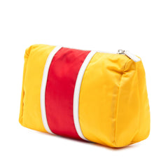Prada Tricolor Tessuto Zip Pouch