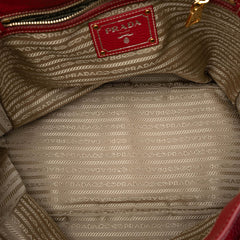 Prada VItello Daino Double Pocket Tote