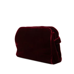Prada Velvet Frame Clasp Shoulder Bag