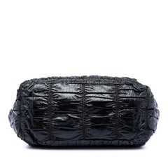 Prada Vernice Gaufre Resin Chain Shopping Tote