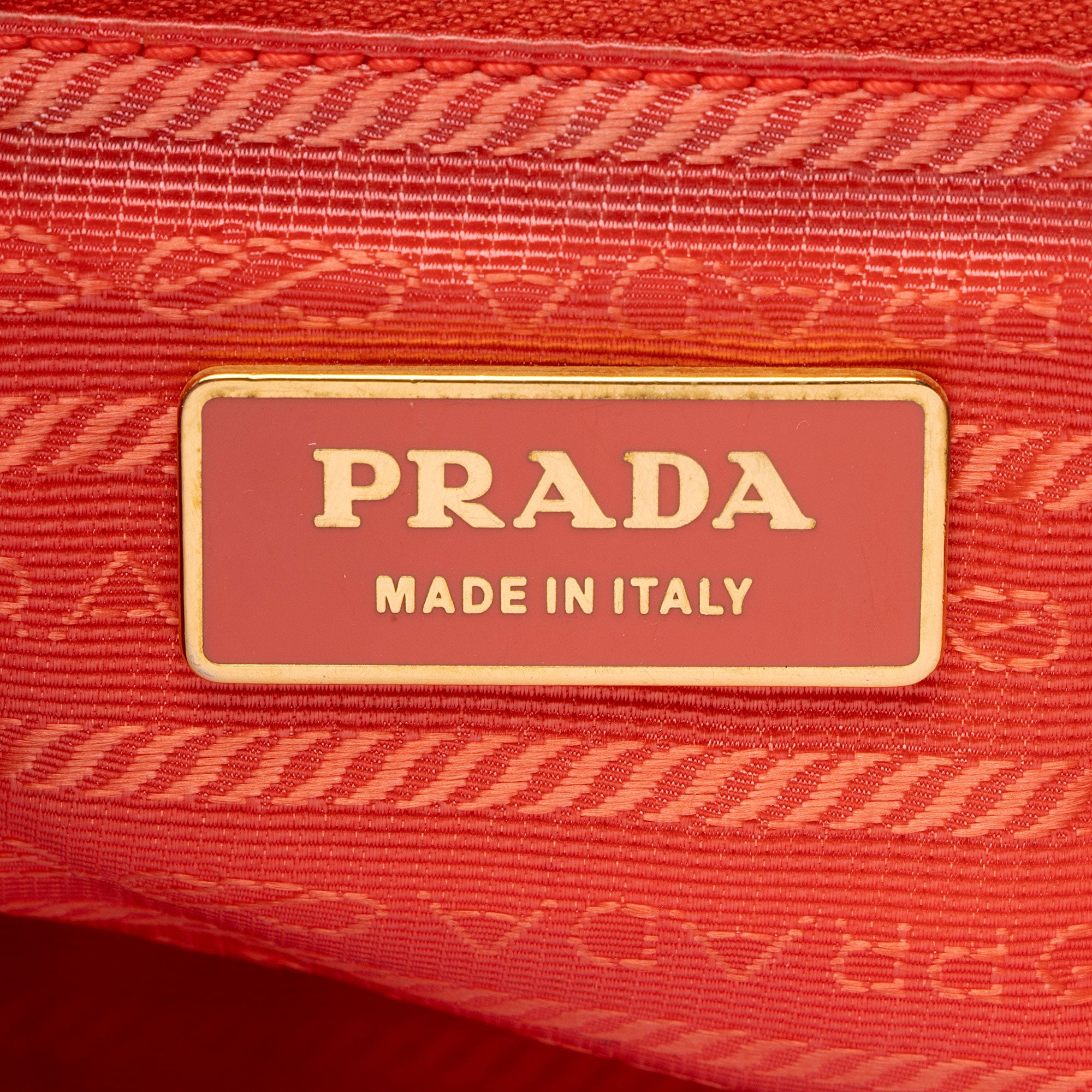 Prada Vintage Tessuto Woven Tote
