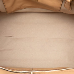 Prada Vitello Daino Cuir Frame Convertible Tote