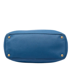 Prada Vitello Daino Double Zip Convertible Tote