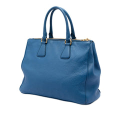 Prada Vitello Daino Double Zip Convertible Tote