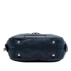 Prada Vitello Daino Front Pocket Boston Bag