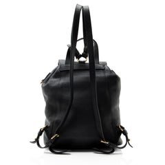 Prada Vitello Daino Drawstring Flap Backpack