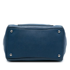 Prada Vitello Daino Front Pocket Open Convertible Tote