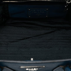 Prada Vitello Daino Front Pocket Open Convertible Tote