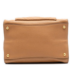 Prada Vitello Daino Front Pocket Open Convertible Tote