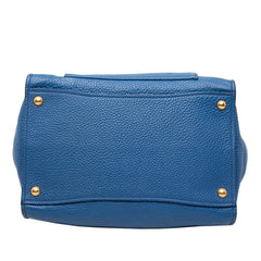 Prada Vitello Daino Front Pocket Open Convertible Tote