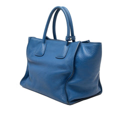 Prada Vitello Daino Front Pocket Open Convertible Tote
