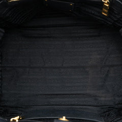 Prada Vitello Daino Front Pocket Open Convertible Tote