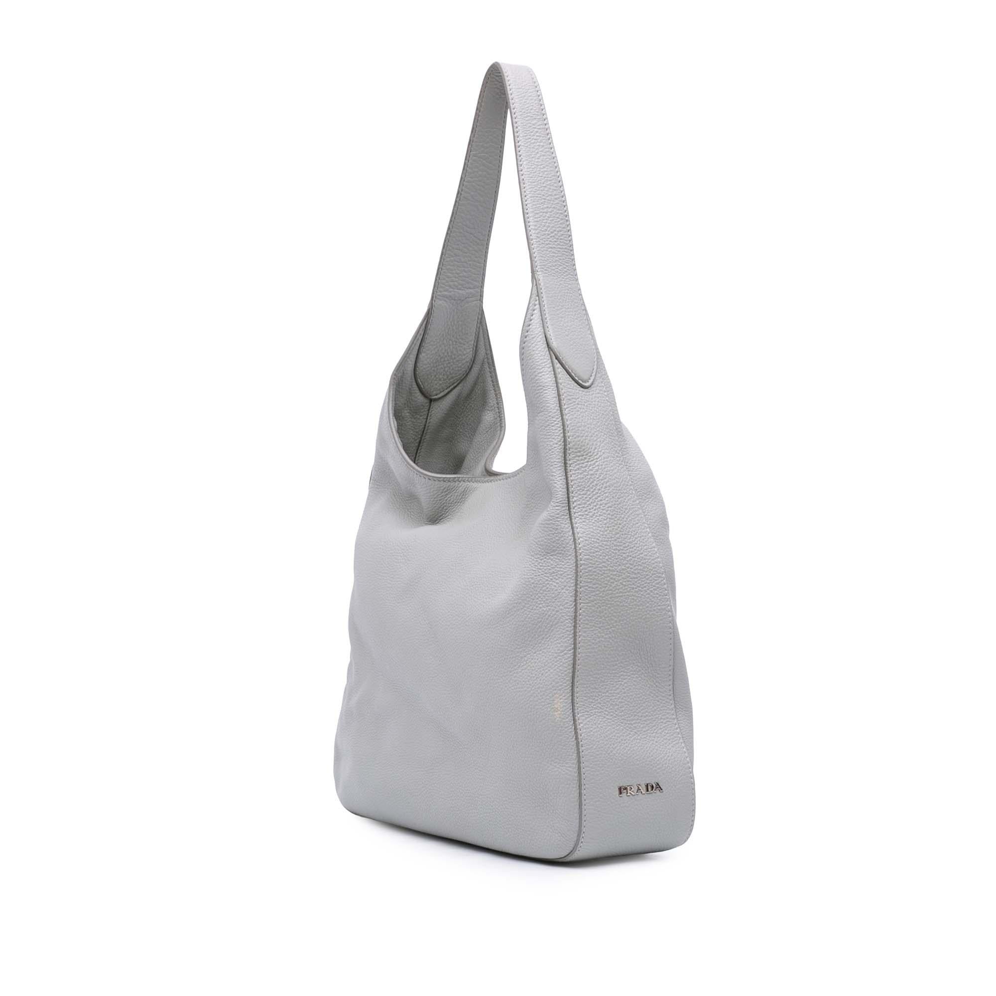 Prada Vitello Daino Front Pocket Shoulder Bag