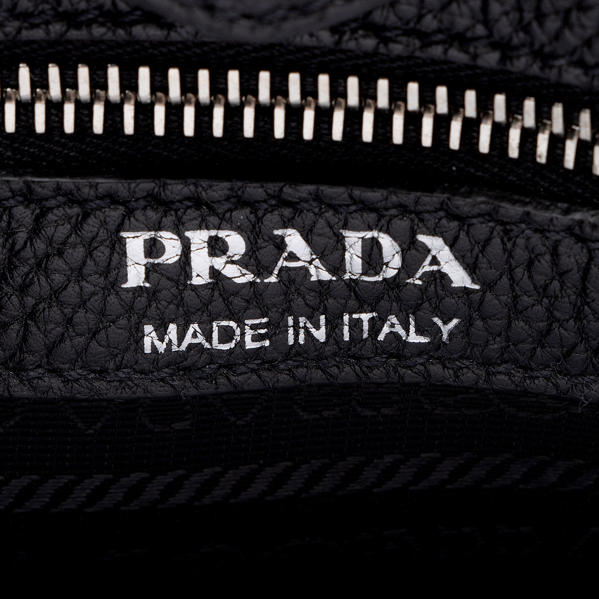 Prada Vitello Daino Logo Medium Soft Messenger