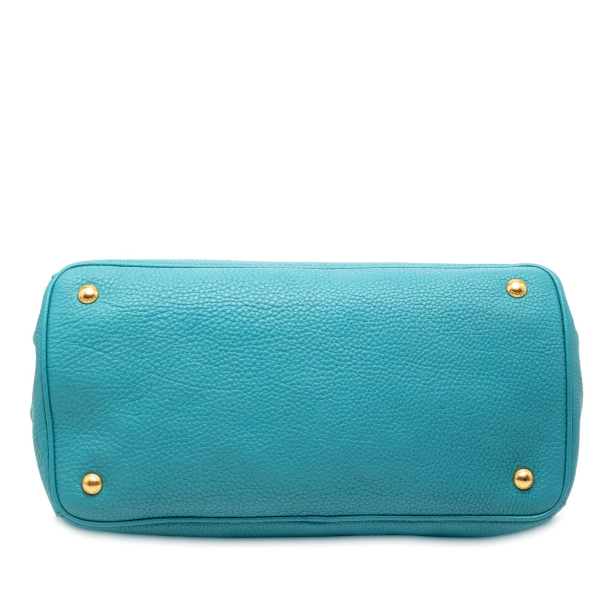 Prada Vitello Daino Open Convertible Tote