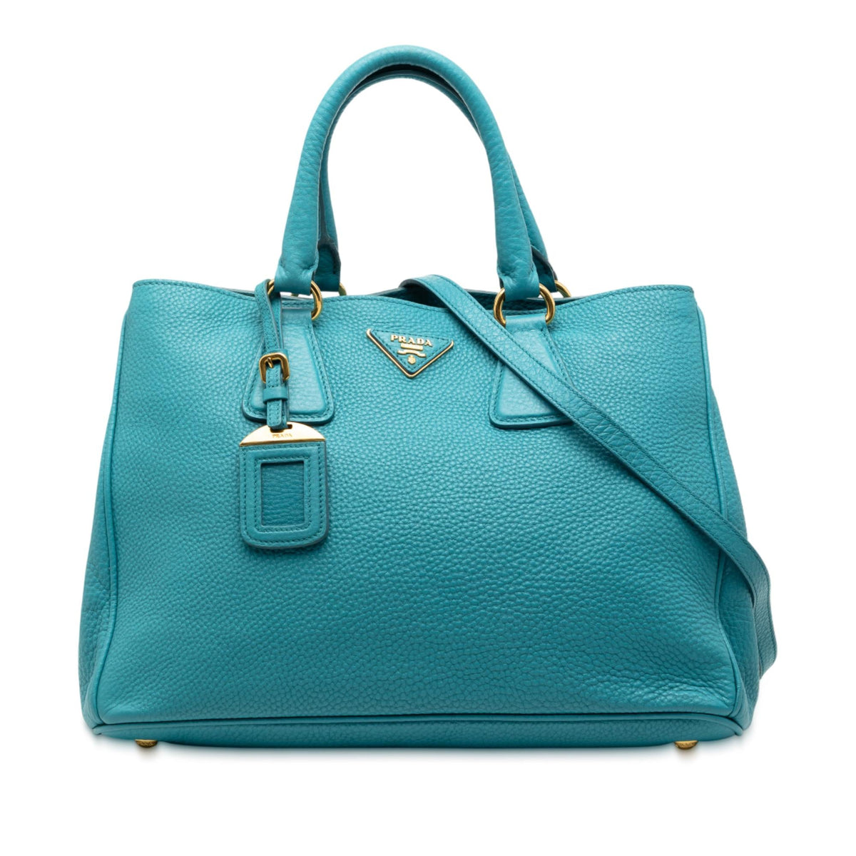 Prada Vitello Daino Open Convertible Tote