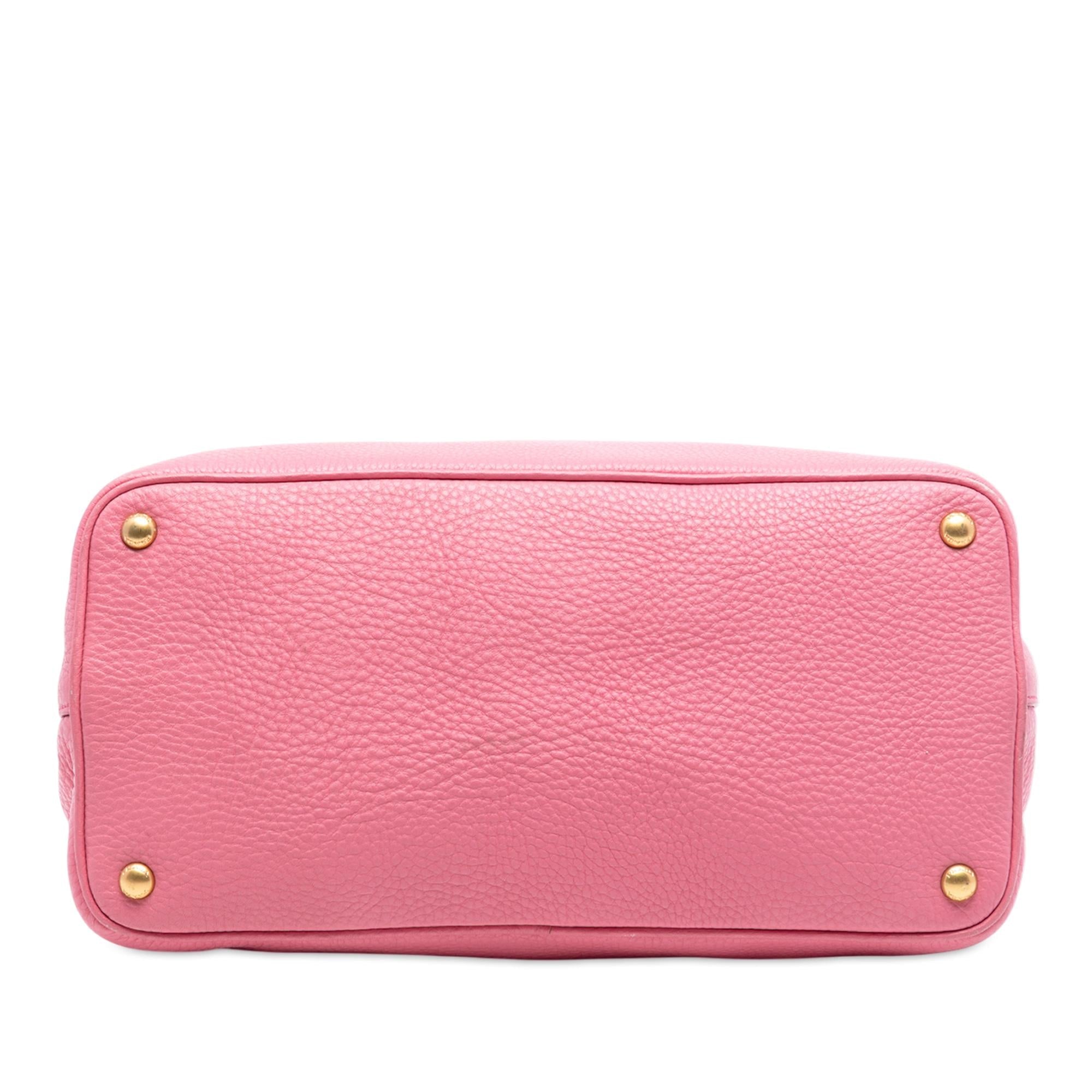 Prada Vitello Daino Open Convertible Tote