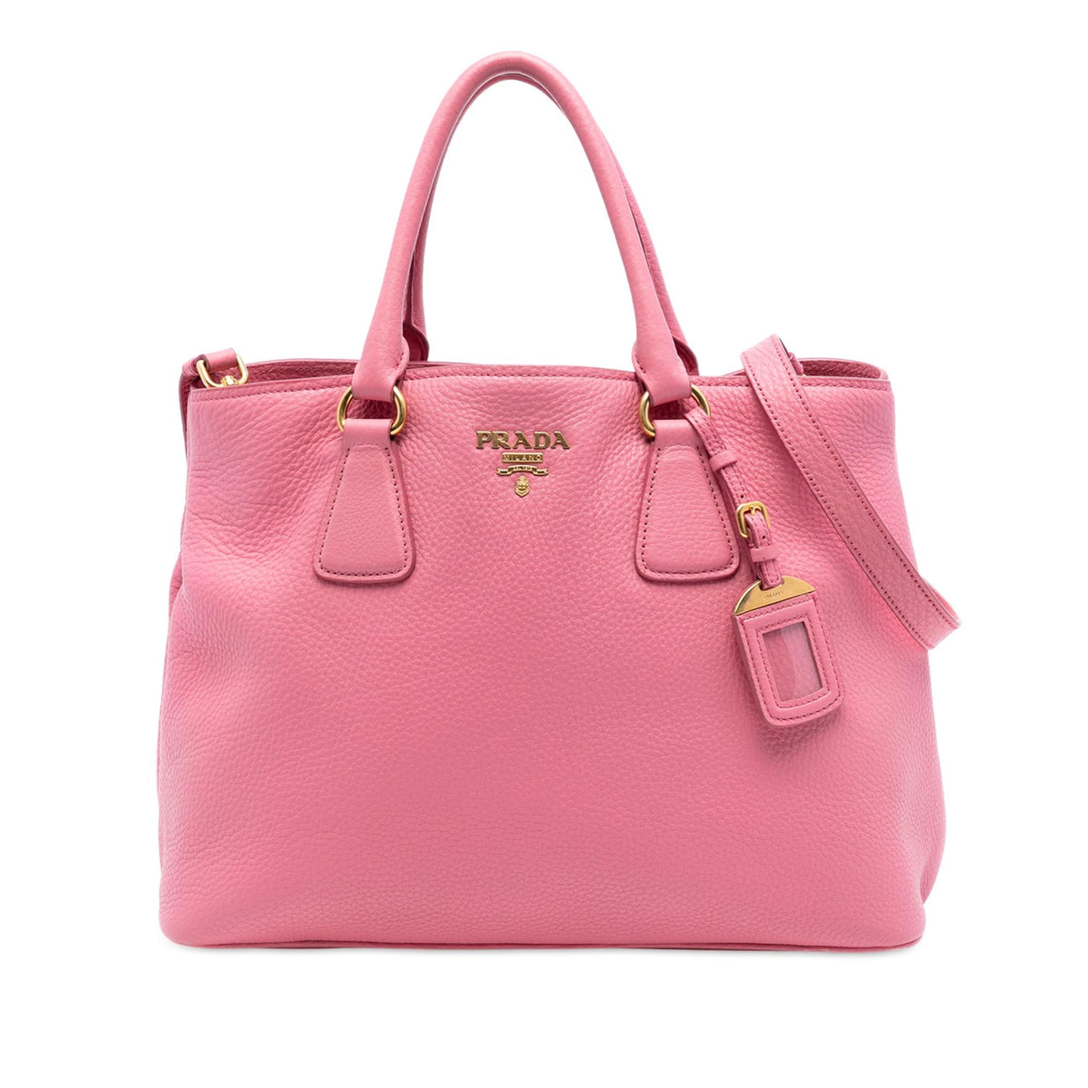 Prada Vitello Daino Open Convertible Tote