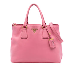Prada Vitello Daino Open Convertible Tote