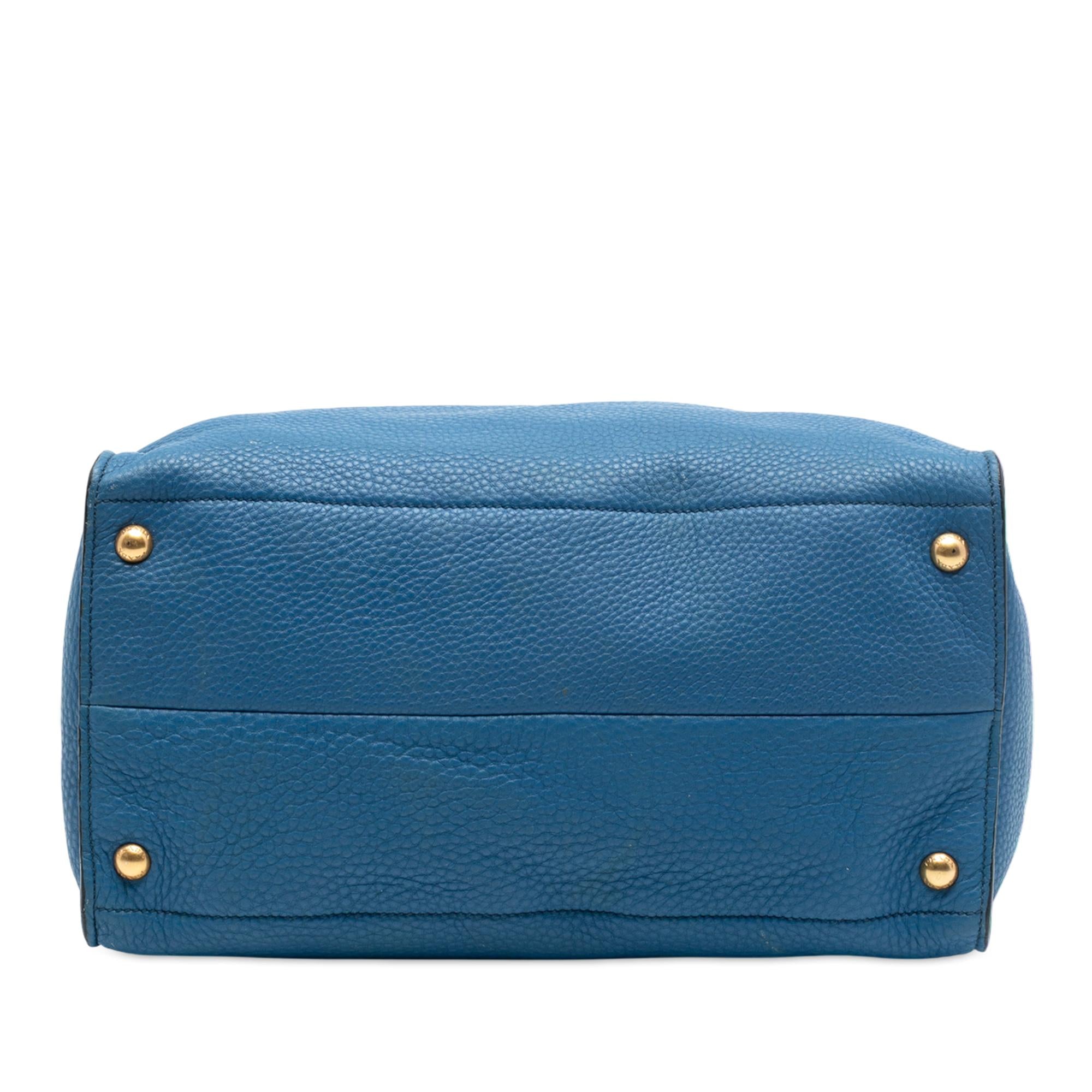 Prada Vitello Daino Open Convertible Tote