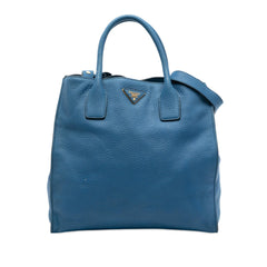 Prada Vitello Daino Open Convertible Tote