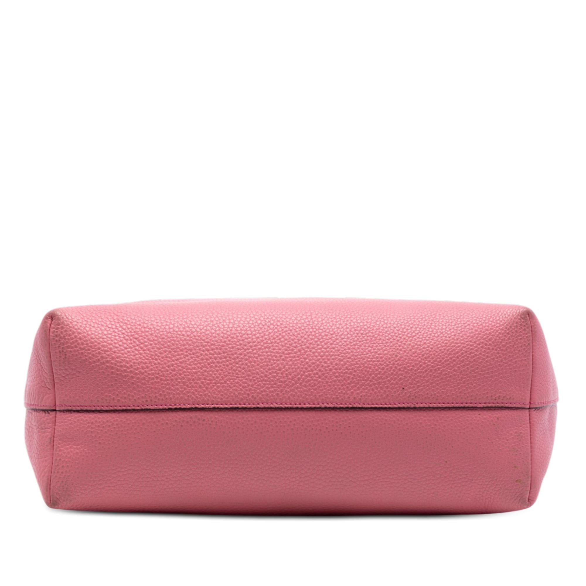 Prada Vitello Daino Open Convertible Tote