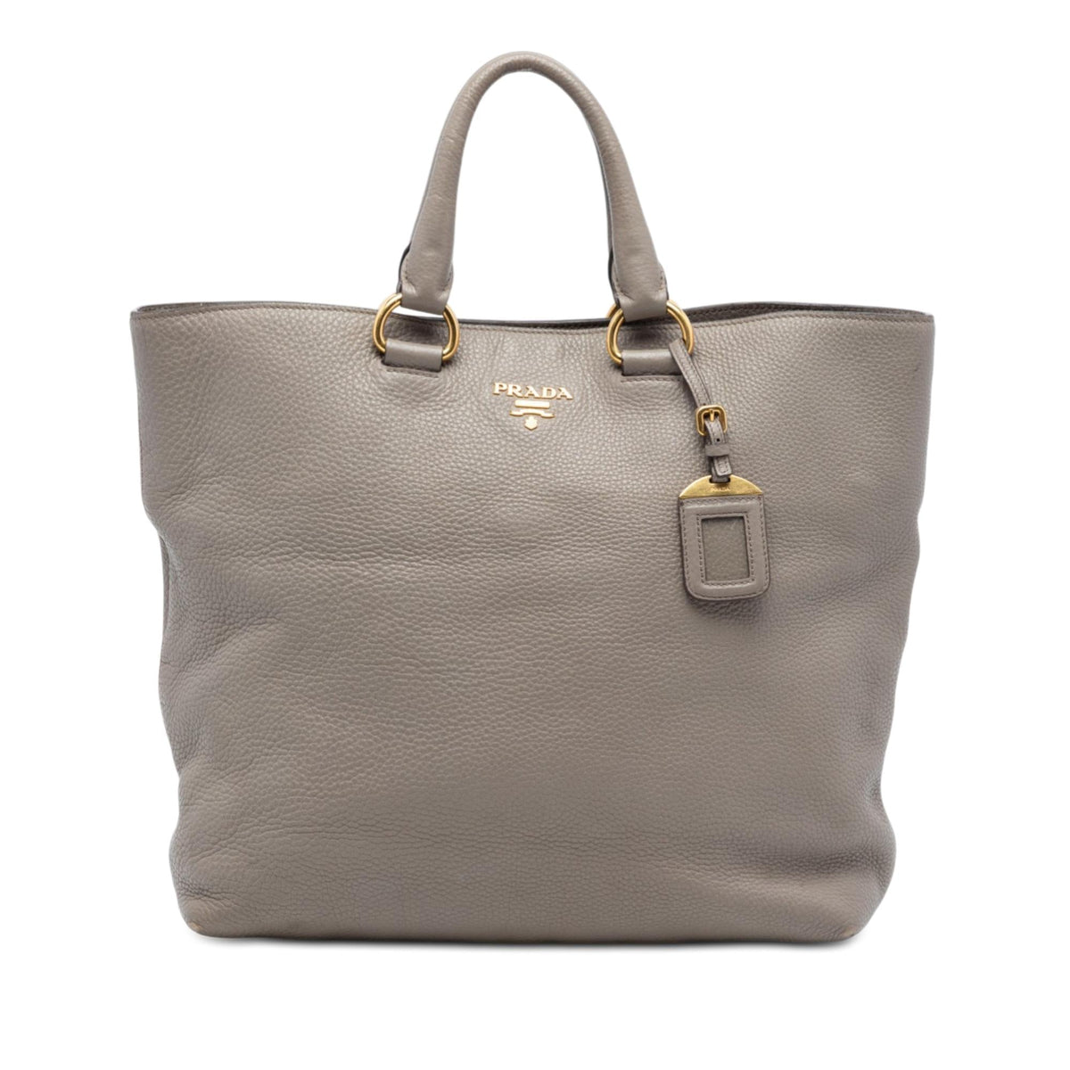 Prada Vitello Daino Open Convertible Tote