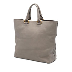 Prada Vitello Daino Open Convertible Tote