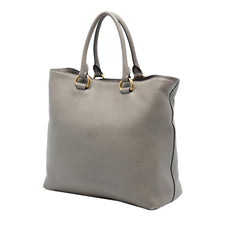 Prada Vitello Daino Open Convertible Tote